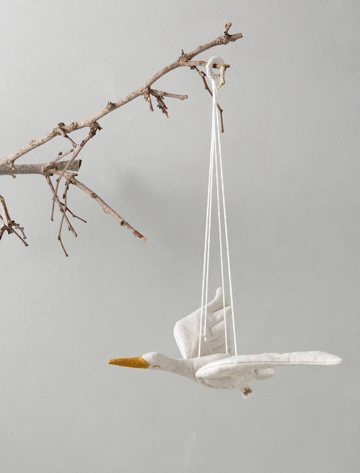 JUNIOR Baby&Kids Decor, Neutral, Stork, Bird, Children's Room