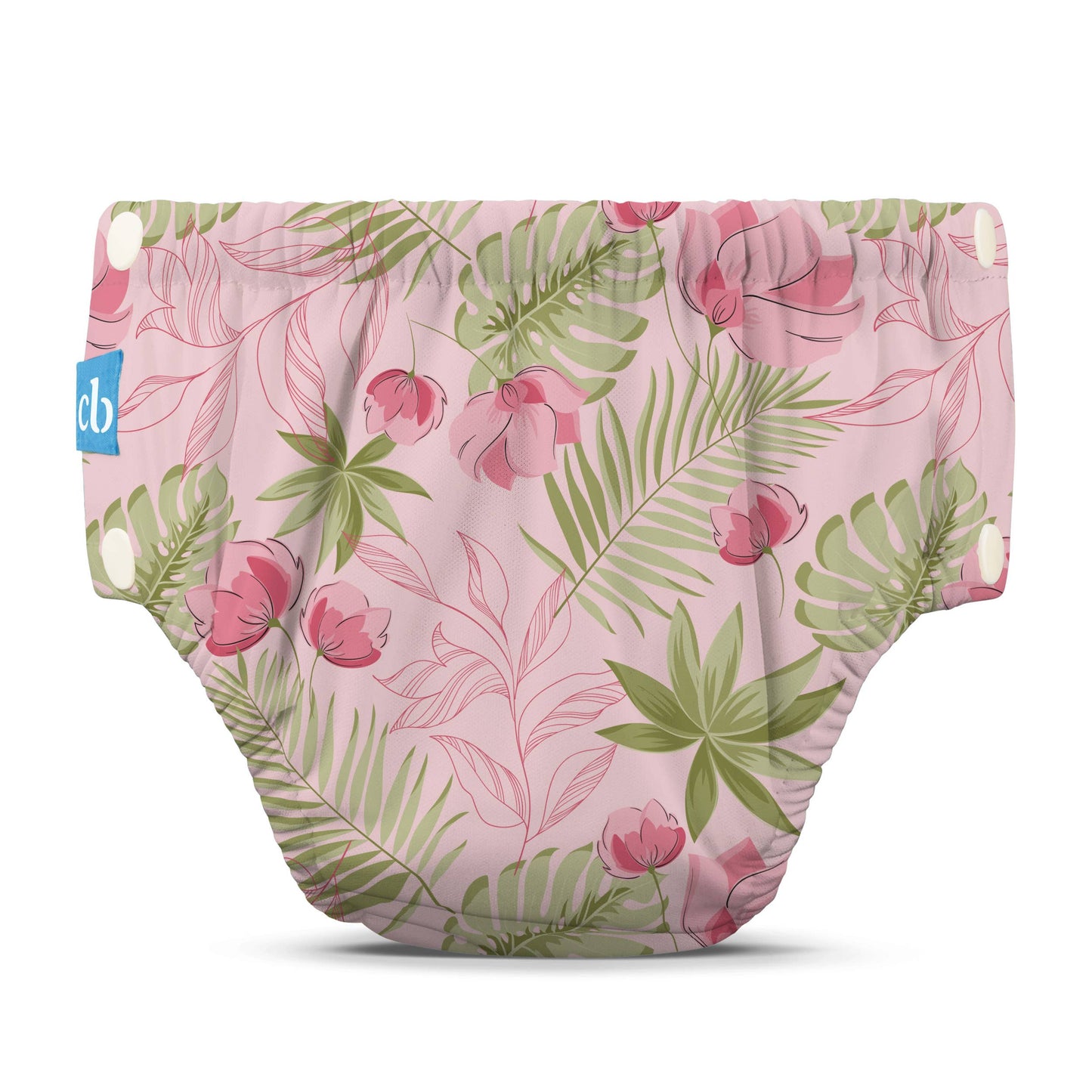 Reusable Potty Training Pants with Snaps, Pink Forest, 1ct