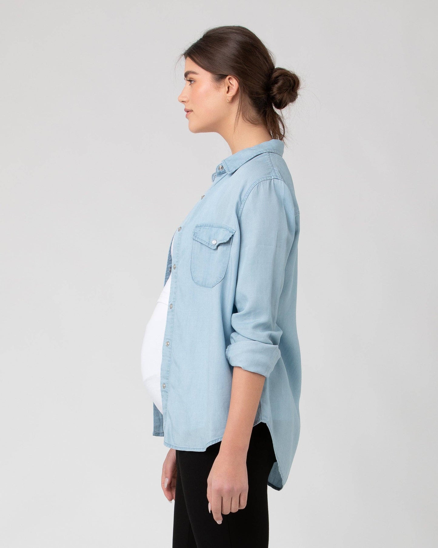 Bec Chambray Shirt Clean Fade
