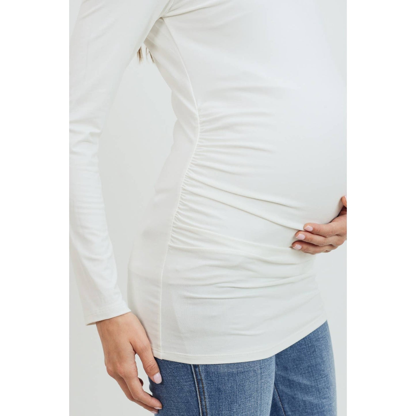 Modal Jersey Round Neck Long Sleeve Top