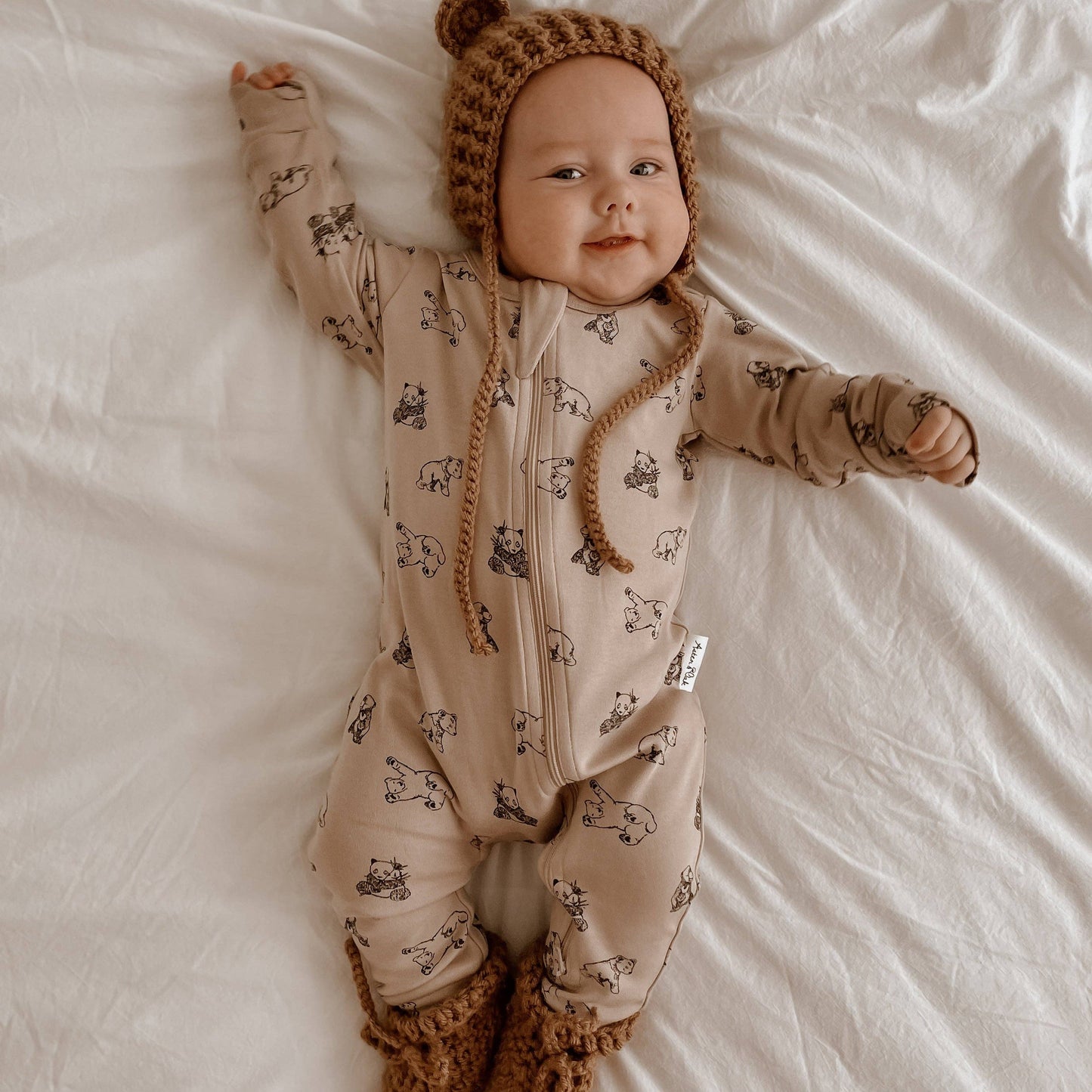 Bear Zip Romper