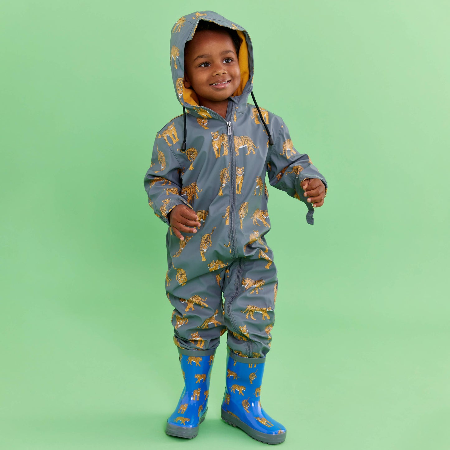 Tiger Rain Suit Charcoal