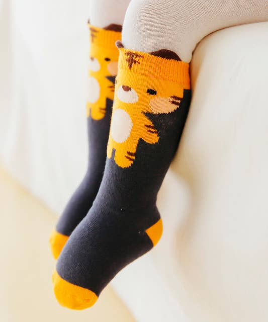 Zoo Socks | Tiger Knee Socks