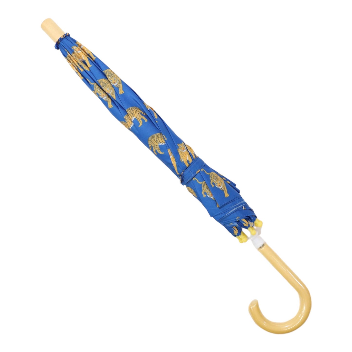Tiger Print Umbrella Blue