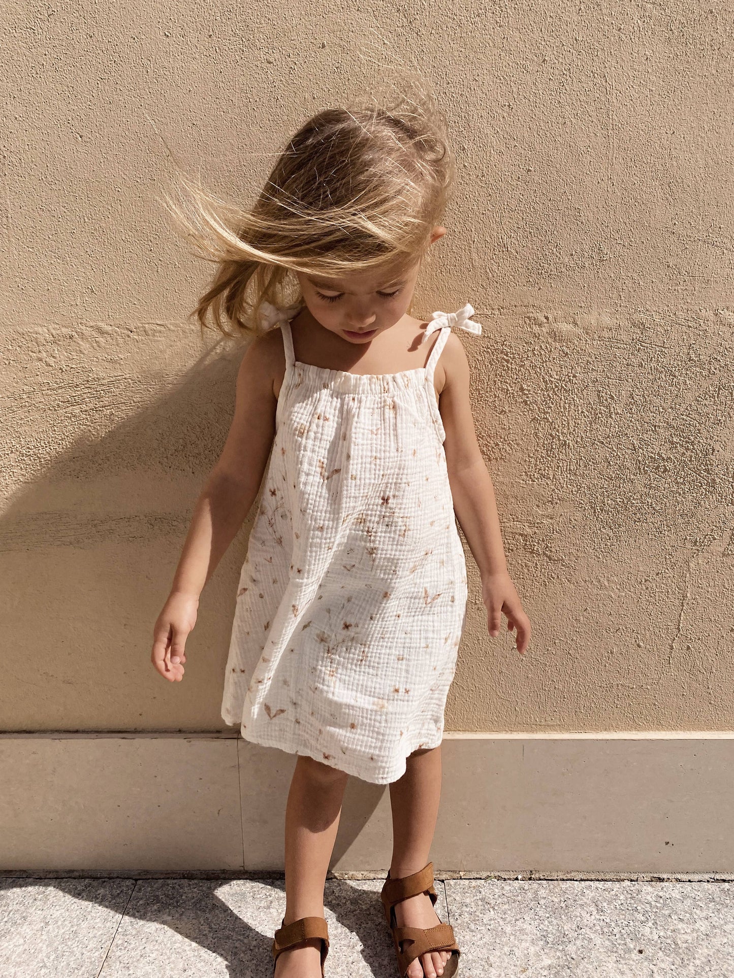 Baby / Kids Summer Flower Muslin Dress 100% Cotton OEKO-TEX