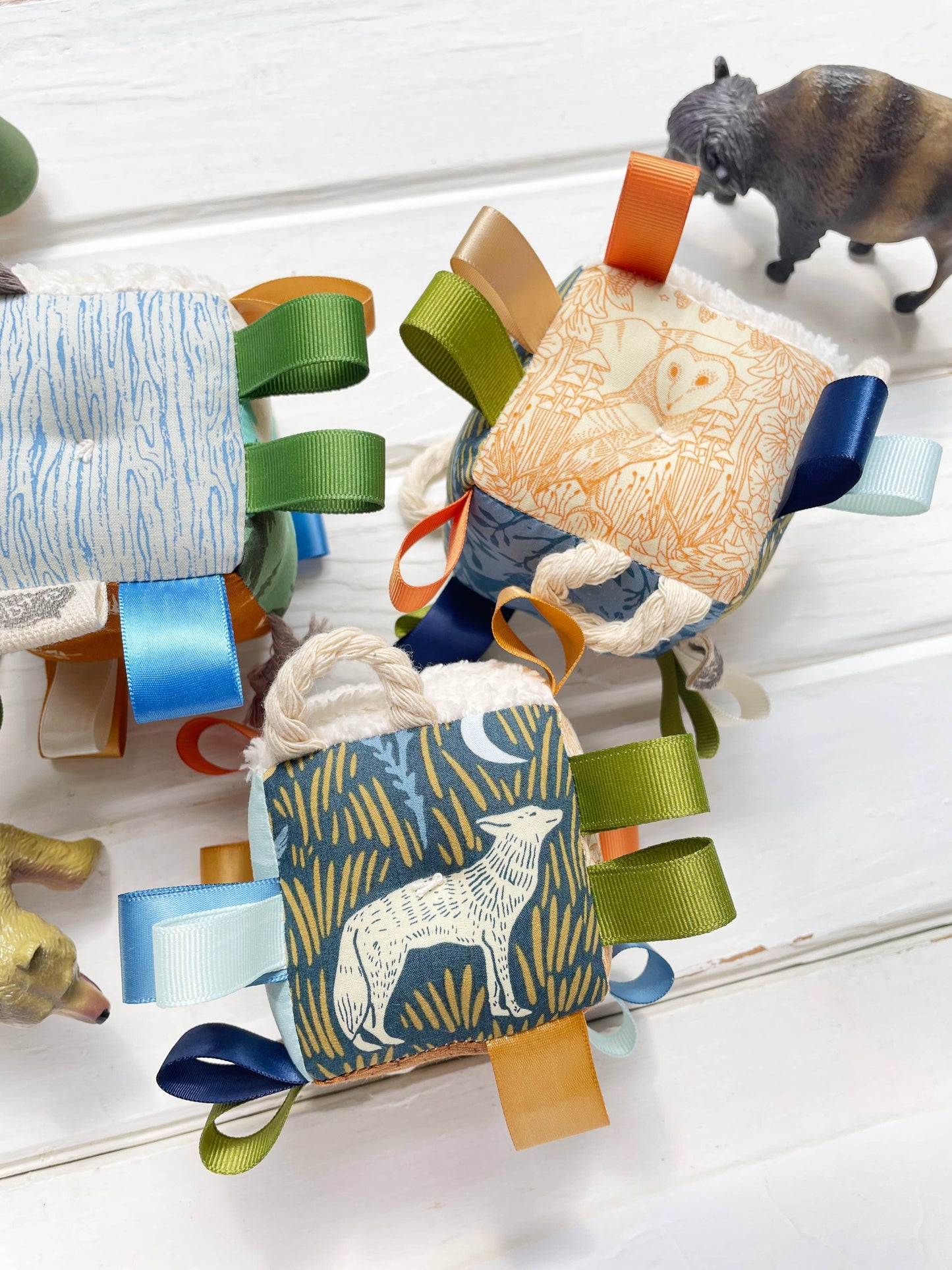 River Bear Tree Baby Block Sensory Toy