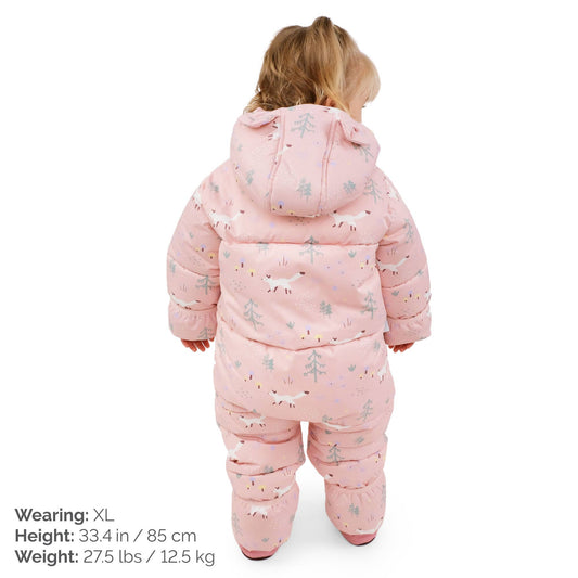Pink Forest | Baby Snowsuit