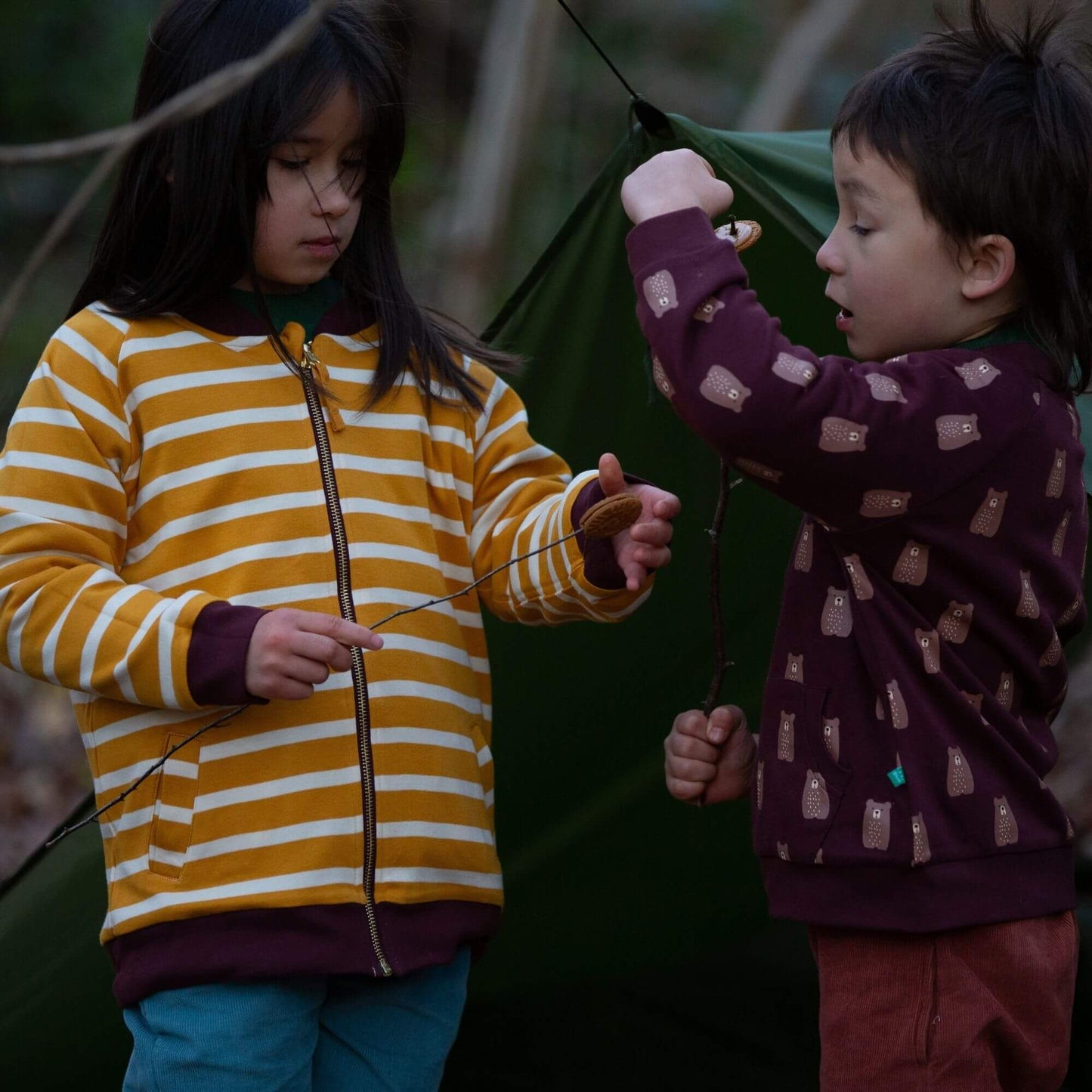 Brown Bears Reversible Easy Rider Jacket