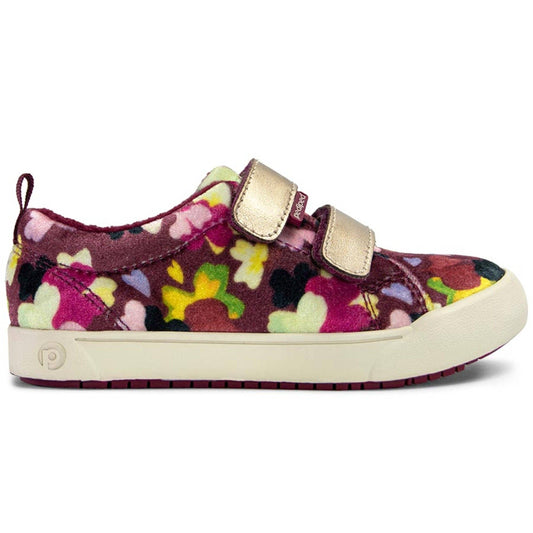 Avery - Flex® | Burgundy Floral Sneaker