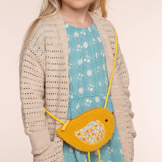 Bird Chick Plush Crossbody Purse- Toddlers and Little Kids