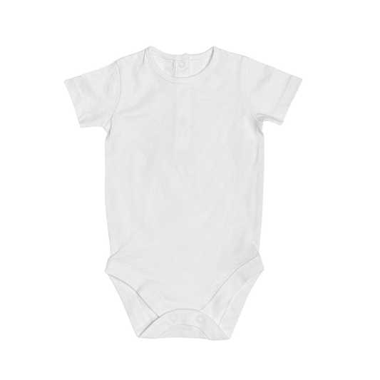 Basic Short Sleeve Baby Bodysuit Onesie (Organic Cotton)