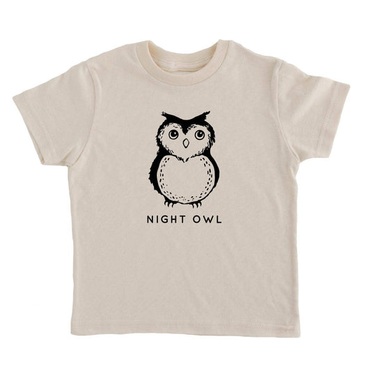Night Owl T shirt | Kids Graphic Tee | Kids Clothes | Summer 2024