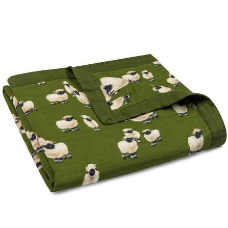 Valais Sheep Big Lovey Three-Layer Muslin Blanket