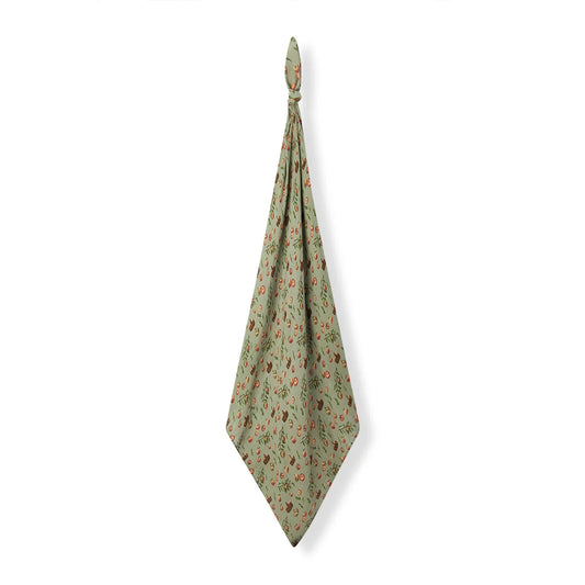 ORGANIC COTTON SWADDLE APPLE ORCHARD