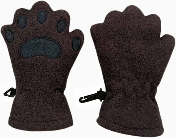 Bearhands Fleece Mittens | Brown