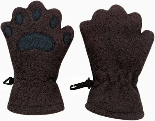 Bearhands Fleece Mittens | Brown