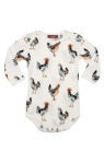 ORGANIC LONG SLEEVE ONE PIECE/JOGGER CHICKEN SET