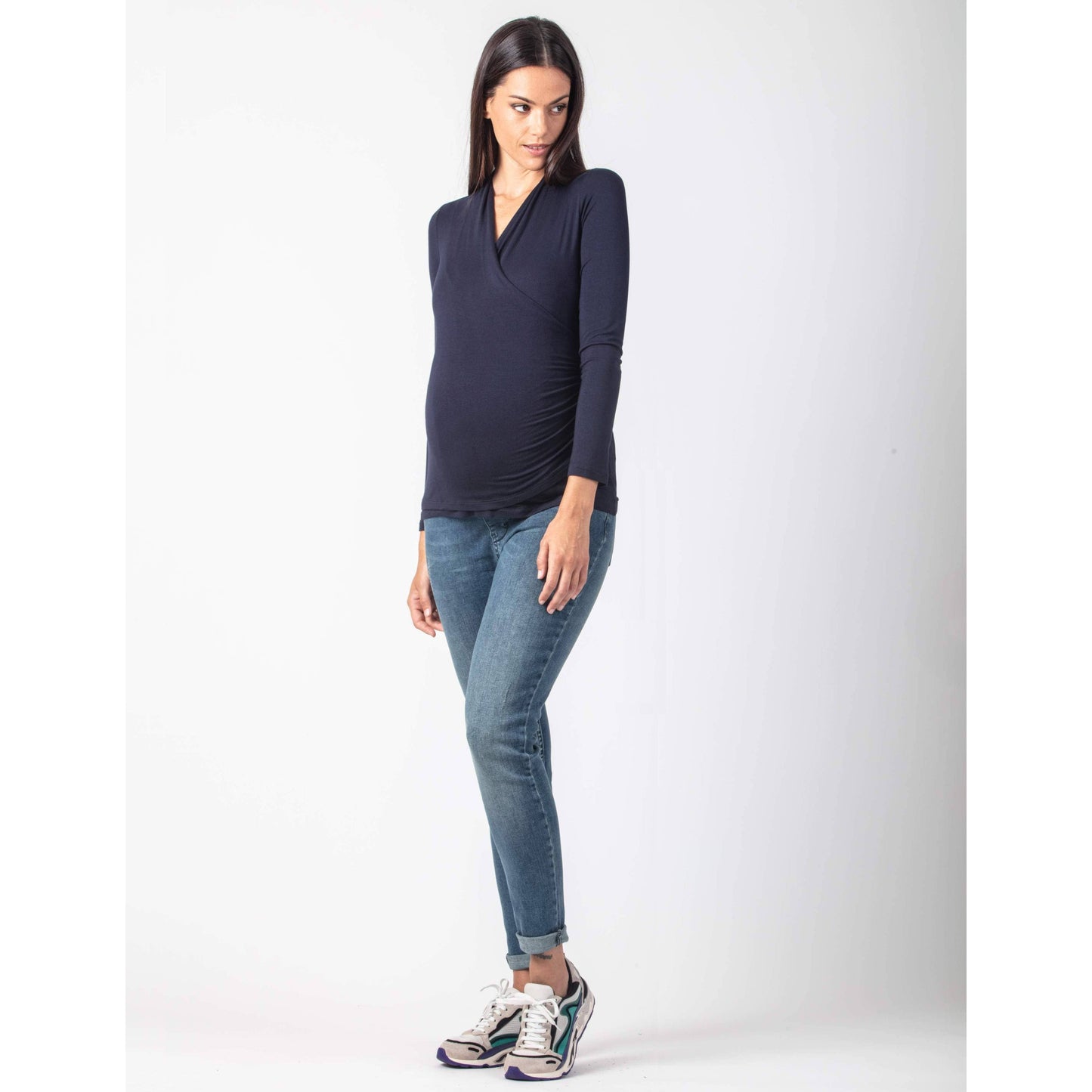 Maternity & Nursing Top | Blue