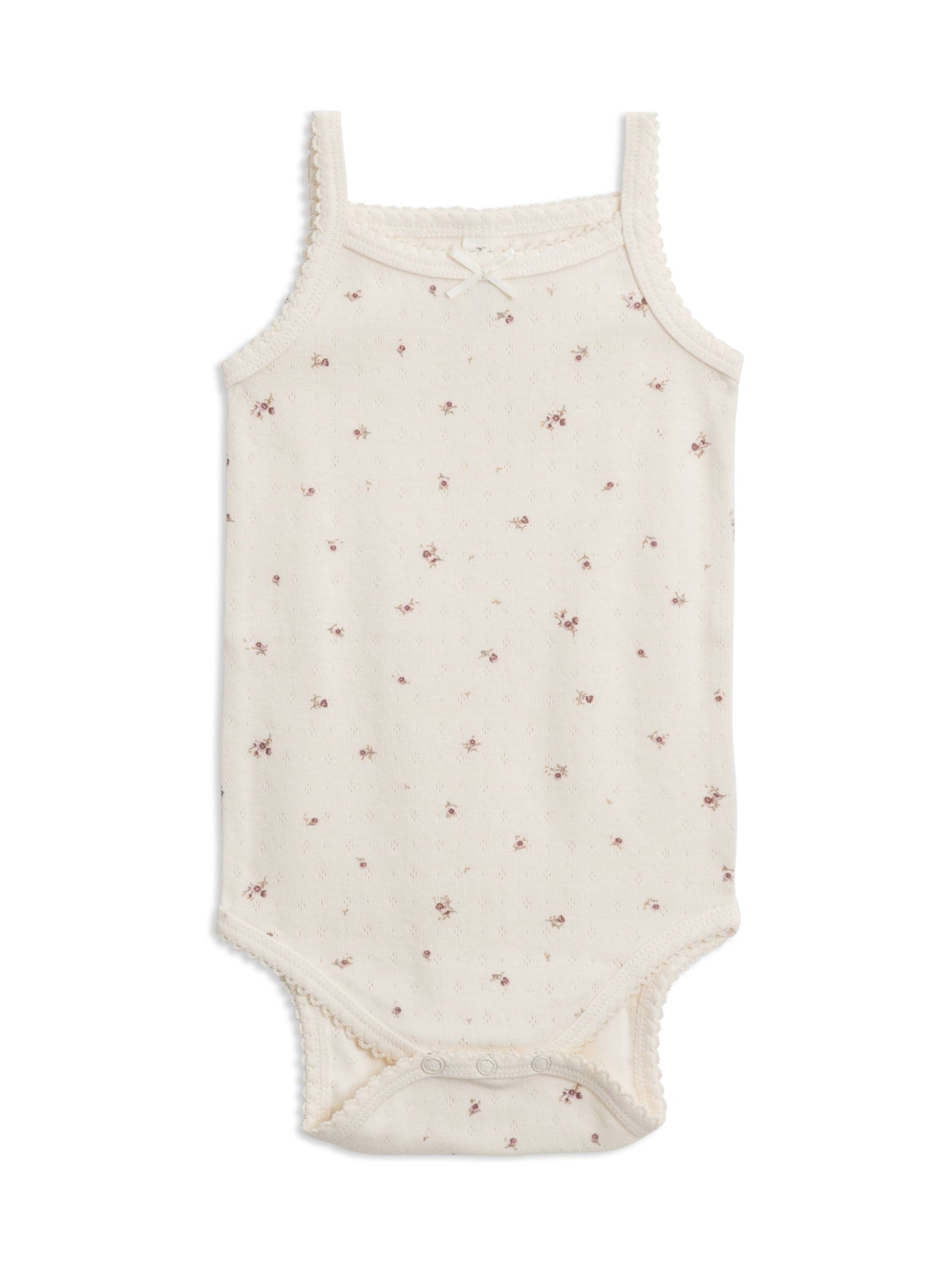 Organic Baby Eva Pointelle Tank Bodysuit | Vida Floral