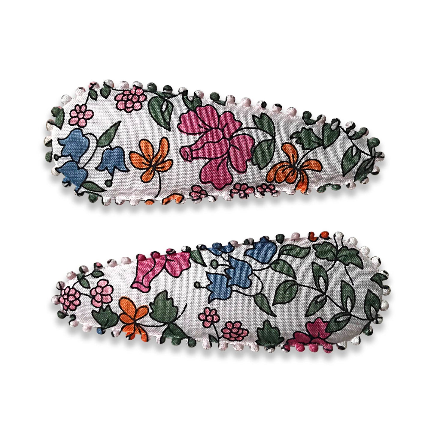 Cotton Covered Hair Clips | Kimberley