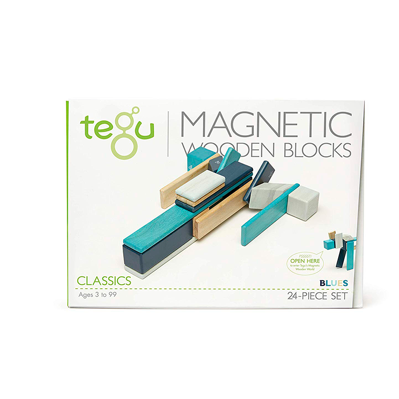 Tegu Magnetic Wooden Blocks - 24 Piece Set