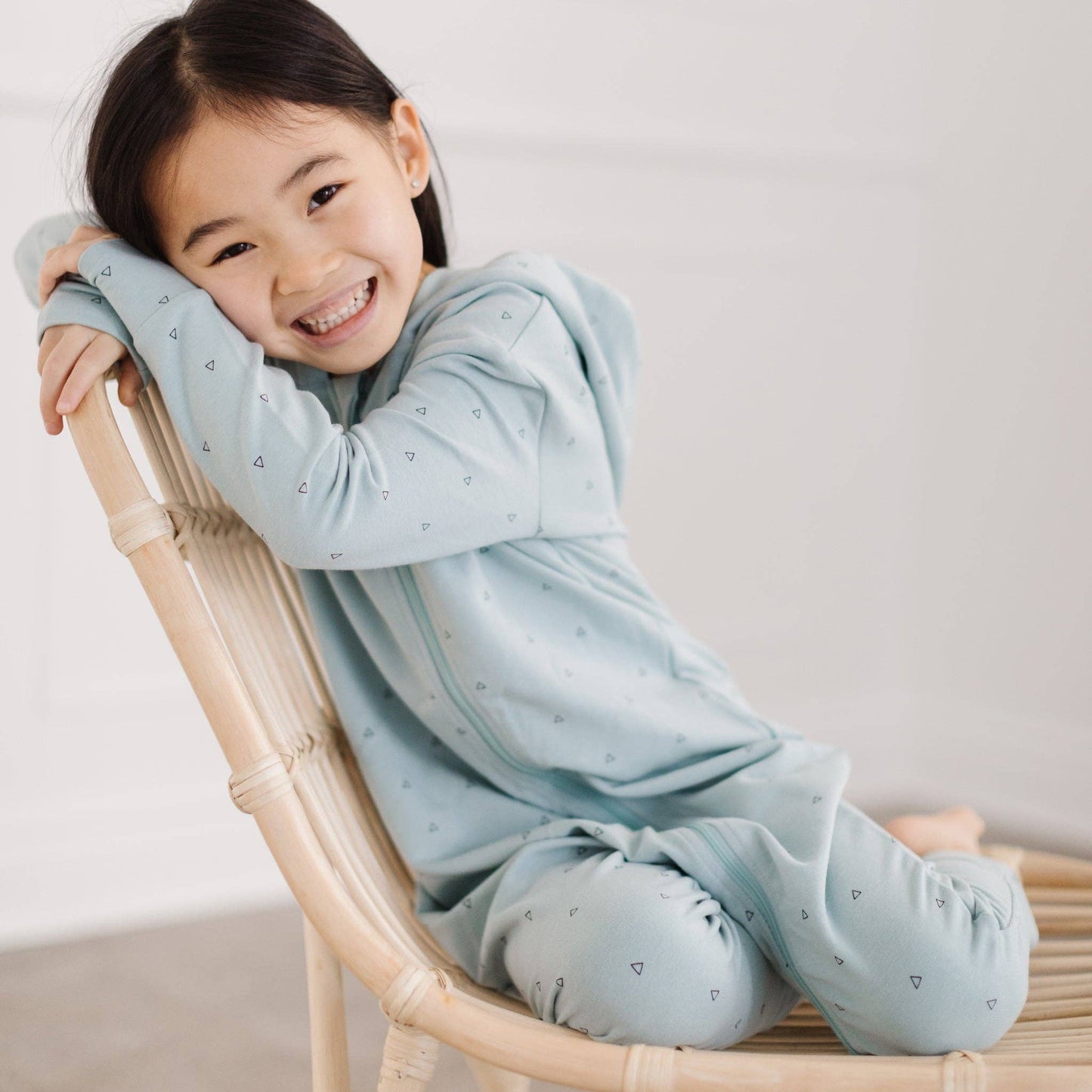 Hooded Romper | Triangles