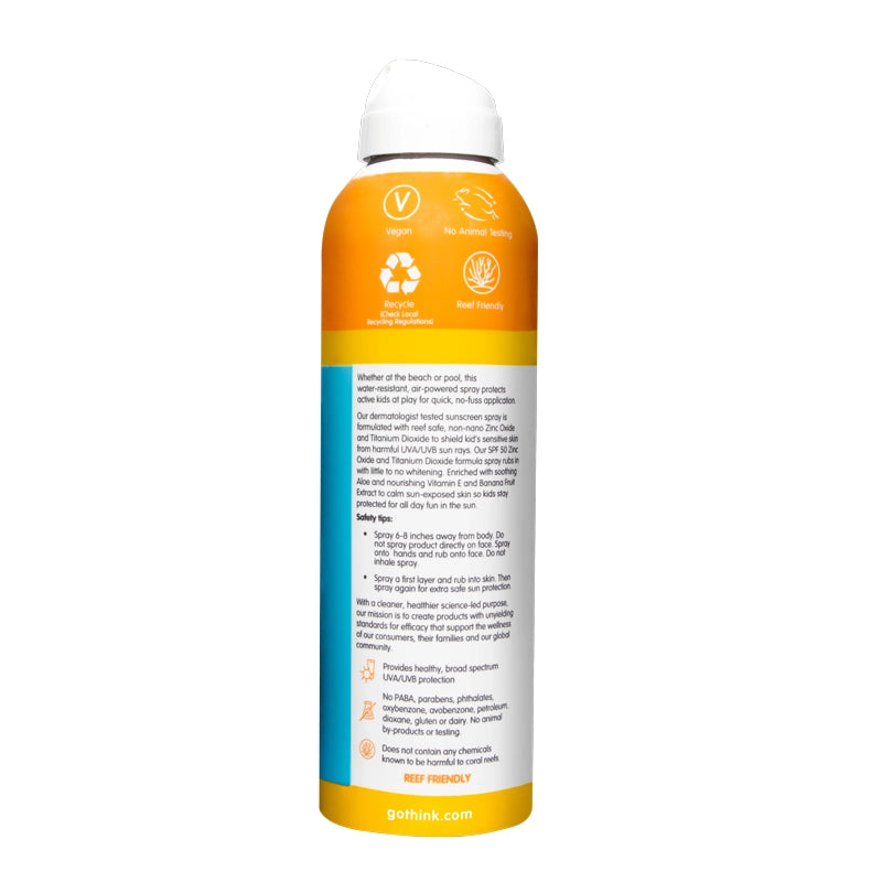 ThinkSport Mineral Sunscreen Spray SPF 50 | Kids