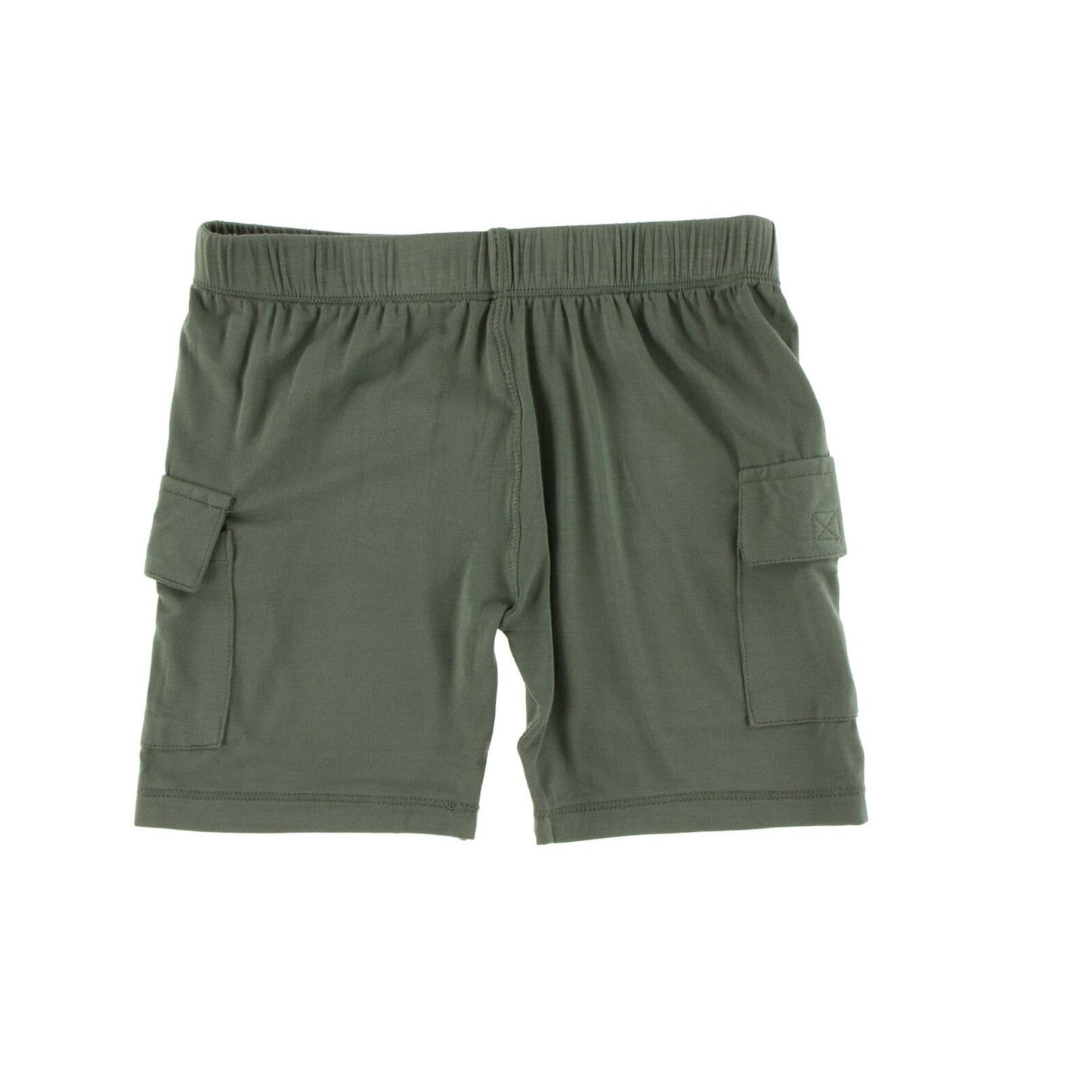 Kickee Pants Solid Cargo Short | Succulent