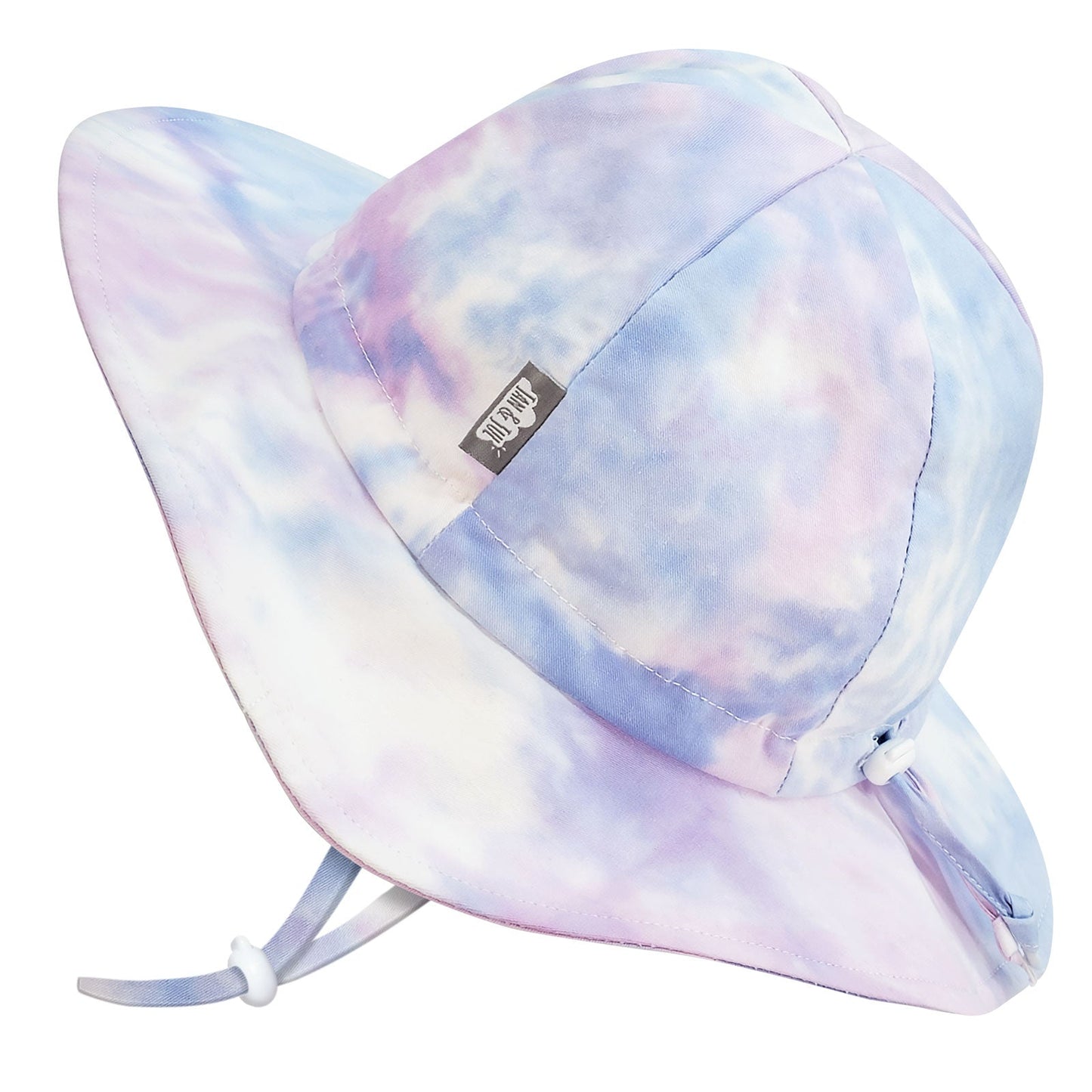 Gro-With-Me 50+ UPF Baby/Toddler Cotton Floppy Sun Hat | Cotton Candy