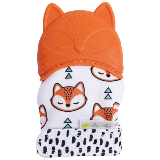 Baby Teething Mitt with Crinkle Paper | Fox