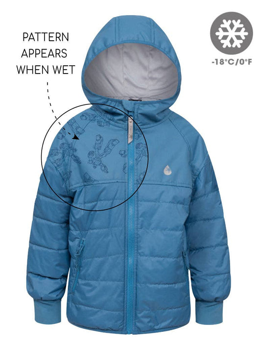 Hydracloud Puffer Jacket - Blue Ocean | Waterproof Windproof Eco