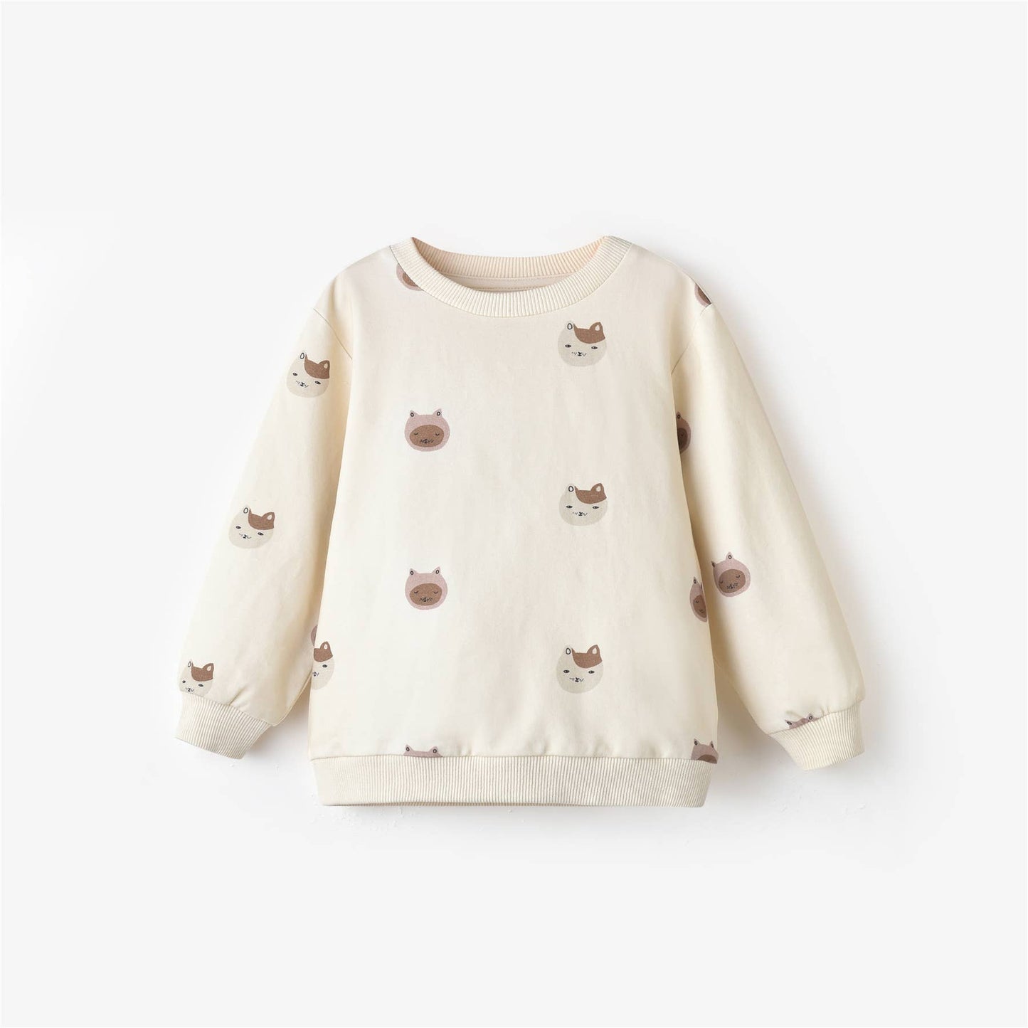 Madeline Sweatshirt & Pants Set| Beige