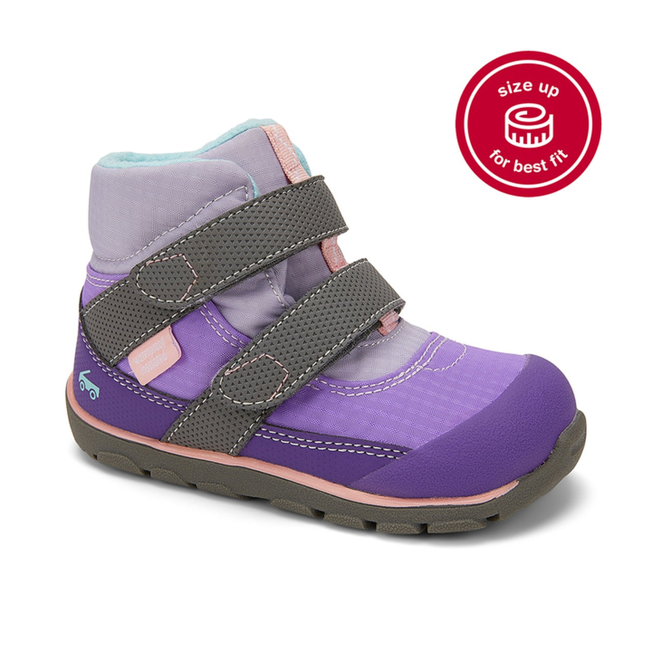 See Kai Run Atlas II Waterproof Insulated Boot | Purple/Gray