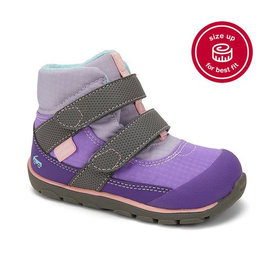 See Kai Run Atlas II Waterproof Insulated Boot | Purple/Gray
