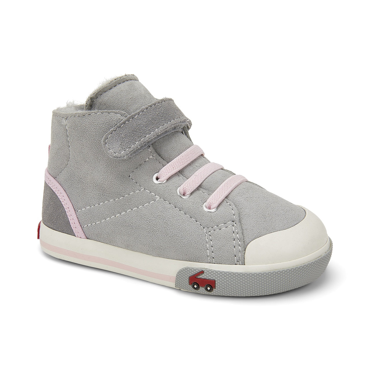 See Kai Run Hightop Shearling Sneaker | Devon Gray