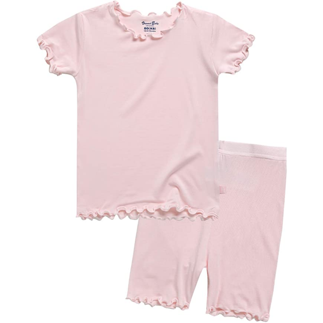 Bamboo Modal Short Sleeve Loungewear Set | Blush