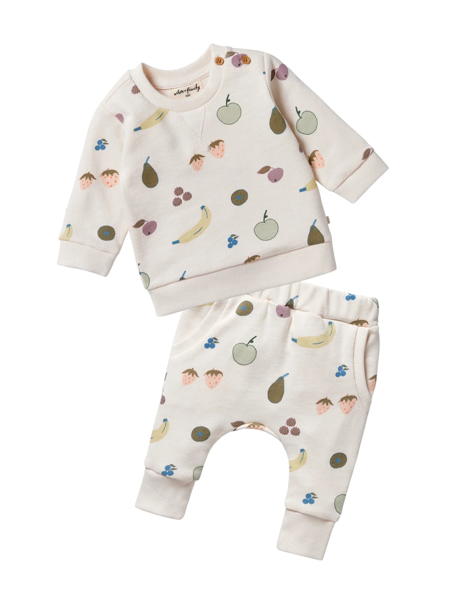 Organic Cotton Sweatshirt and Pants Set
