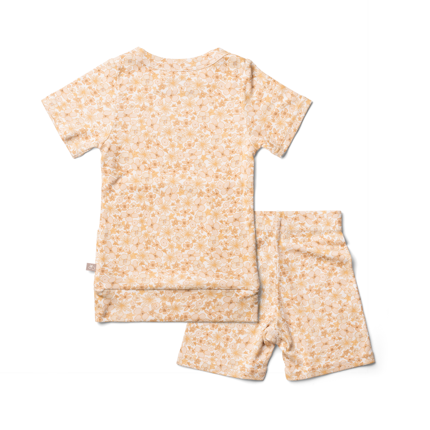 Viscose Bamboo + Organic Cotton Biker Set | Wildflowers