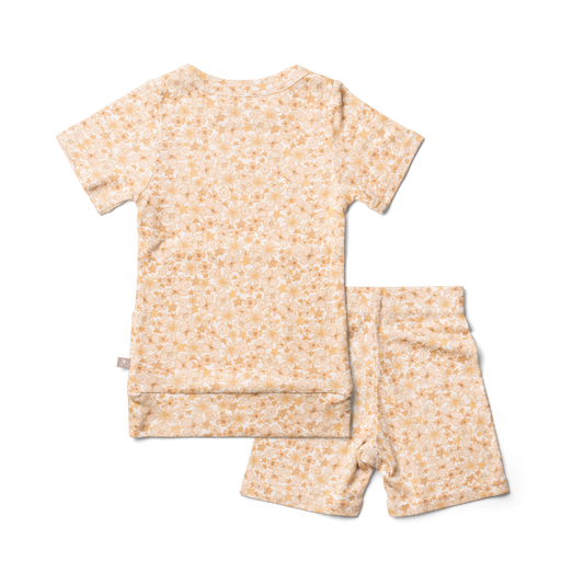 Viscose Bamboo + Organic Cotton Biker Set | Wildflowers