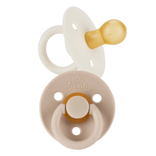 Natural Rubber Paci Sets | Coconut + Toast