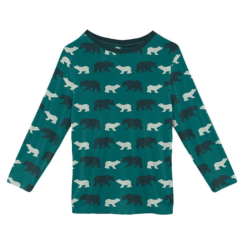 Kickee Pants Long Sleeve Crew Neck Tee