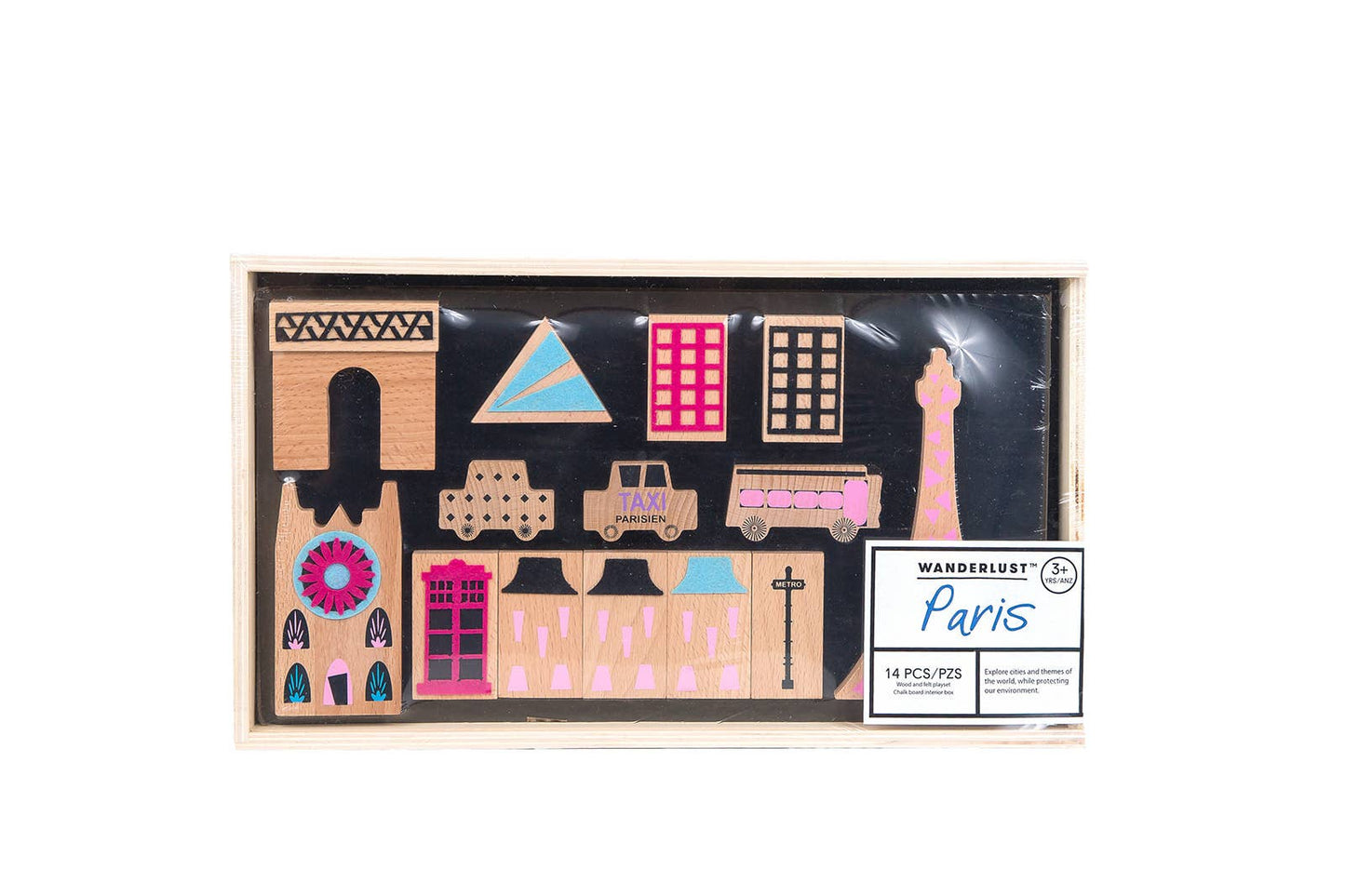 Wanderlust PARIS Wooden Activity Set