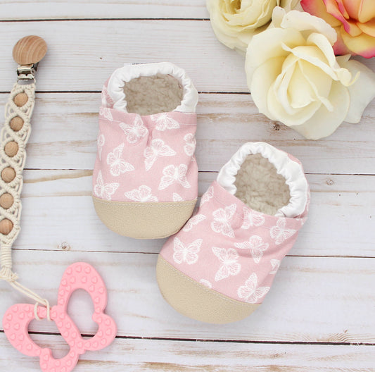 Non-Skid Booties | Butterflies