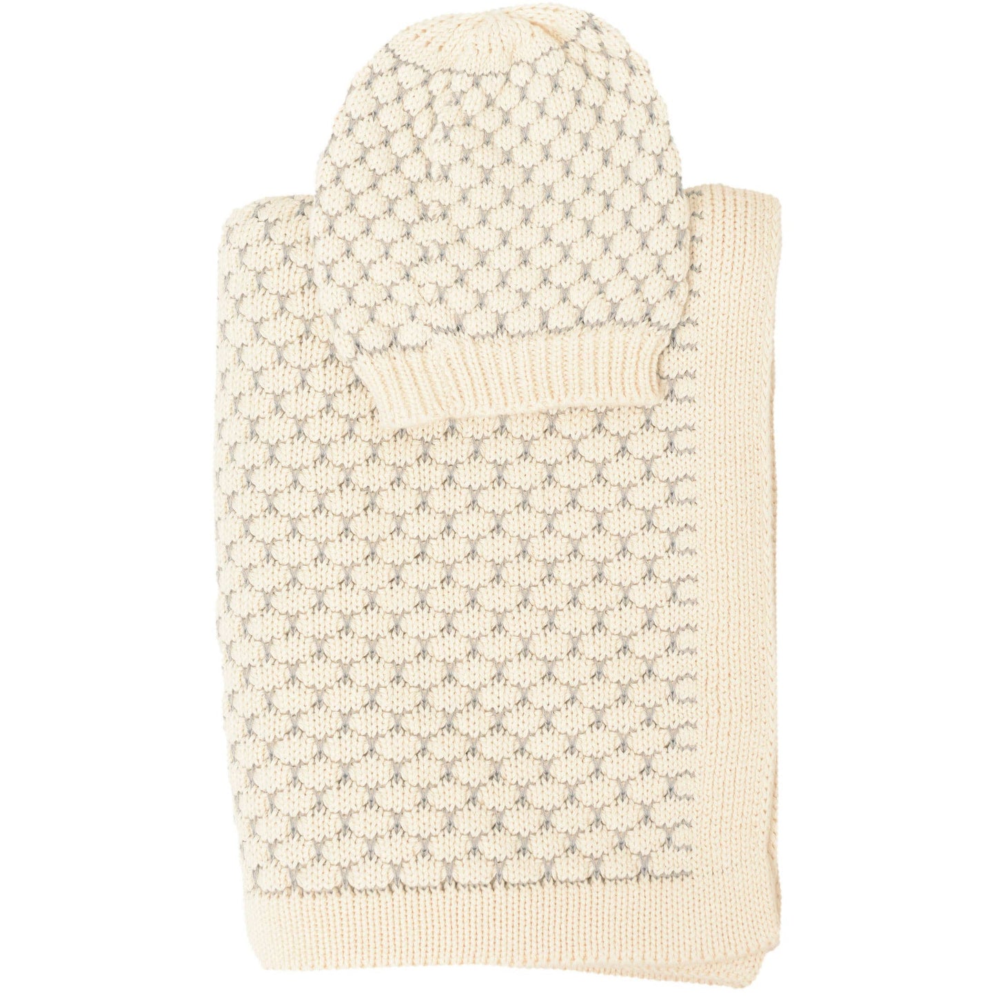 Snuggle Baby Blanket and Beanie Set