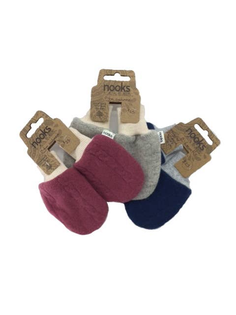 Upcycled Cashmere Baby Wool Mittens