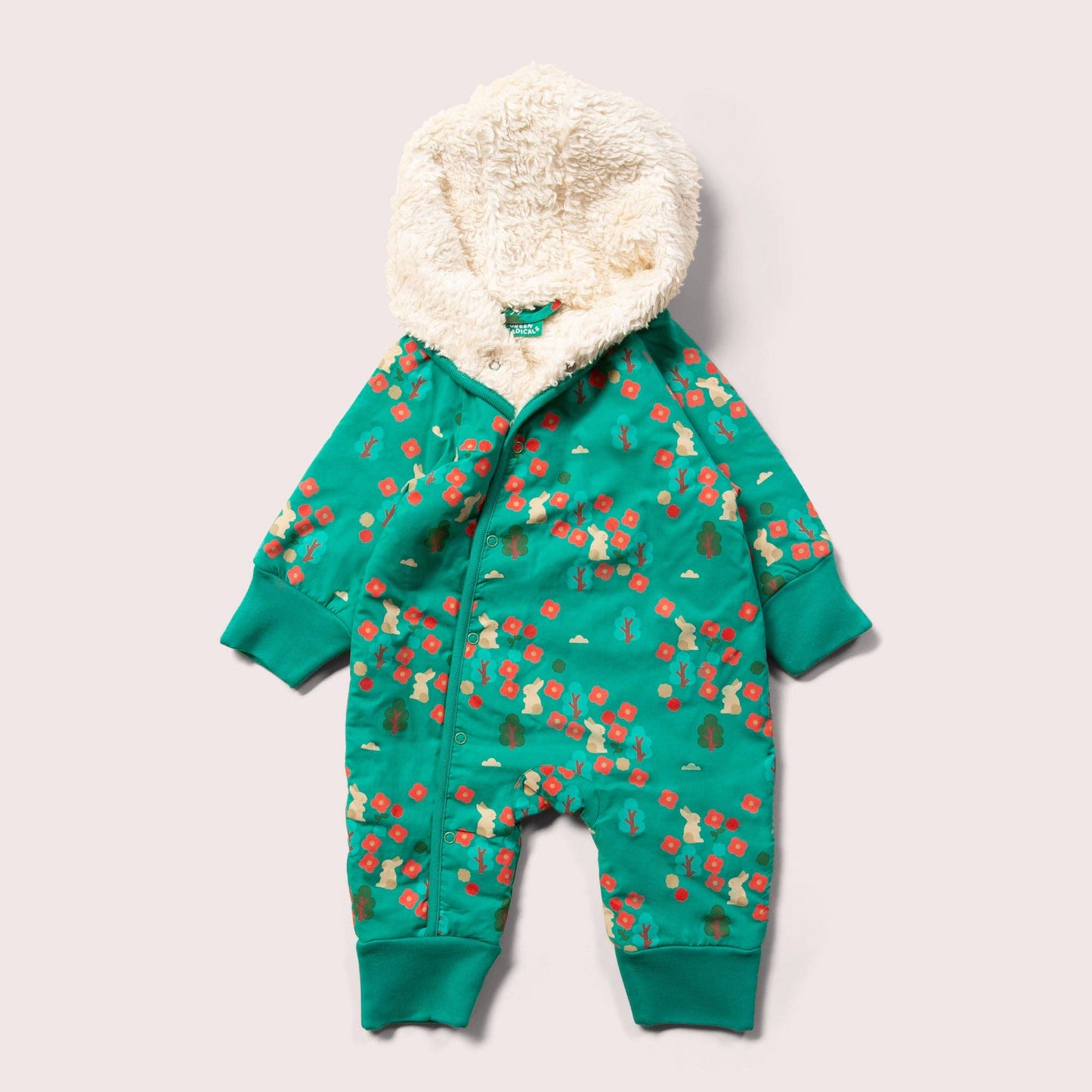 Organic Sherpa Lined Snowsuit | Forest Walk
