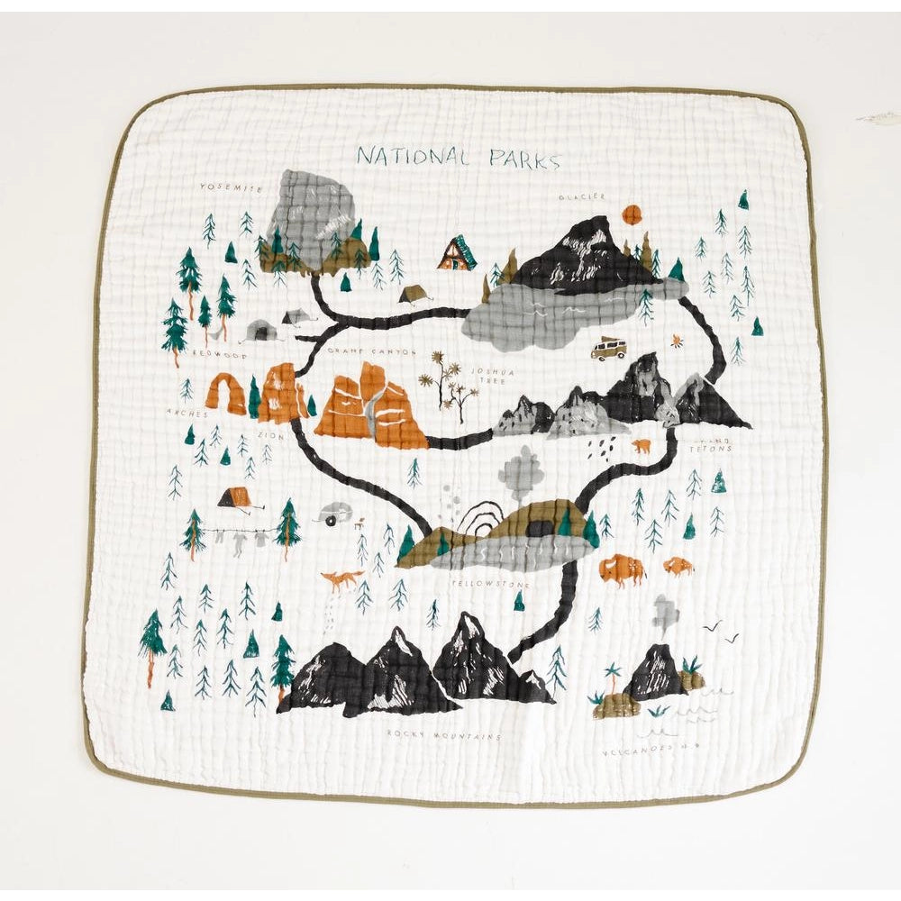 Muslin Reversible Quilt | National Parks