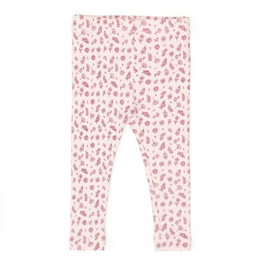 Rose Flowers Ribbed Pant