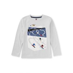 Ski Slopes Graphic Tee / Ice