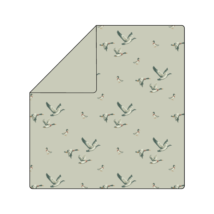 Duck Duck Goose Bamboo Muslin 4-Layer Quilt